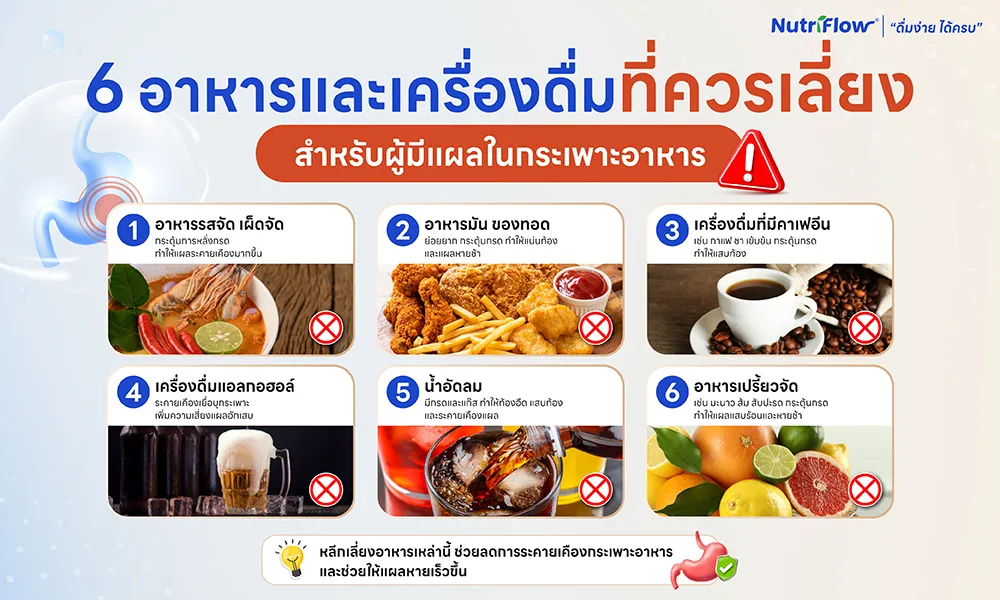6 อาหารควรเลี่ยง