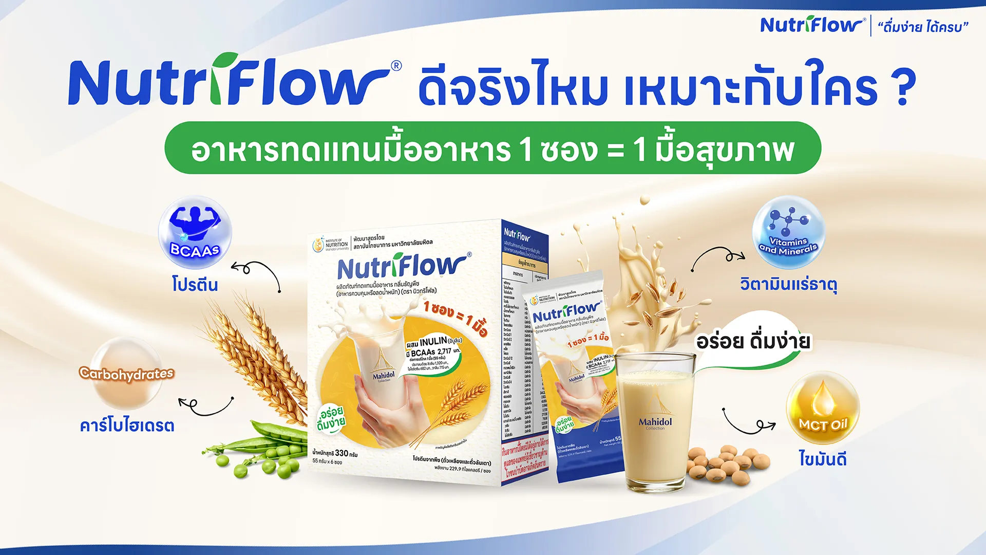 Nutriflow ดีจริงไหม เหมาะกับใคร